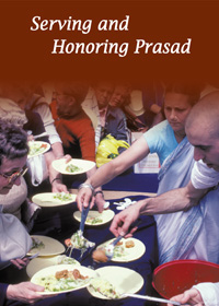 Serving Honoring Prasadam